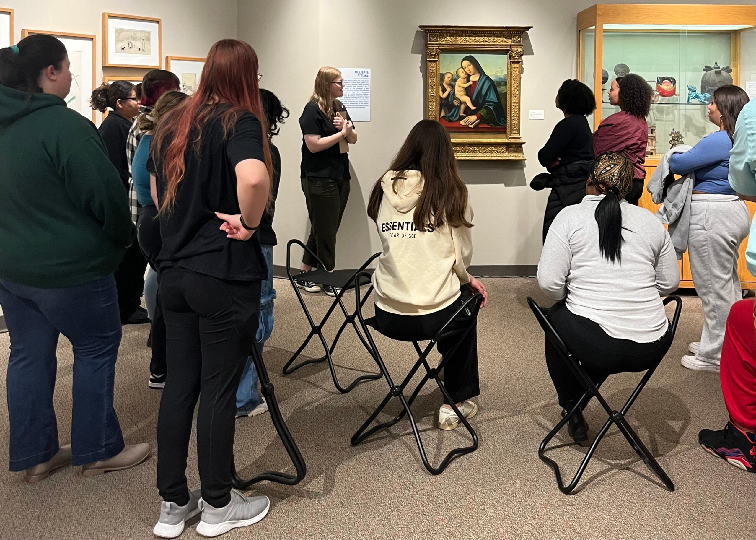 Berea College class visit to the Doris Ulmann Galleries